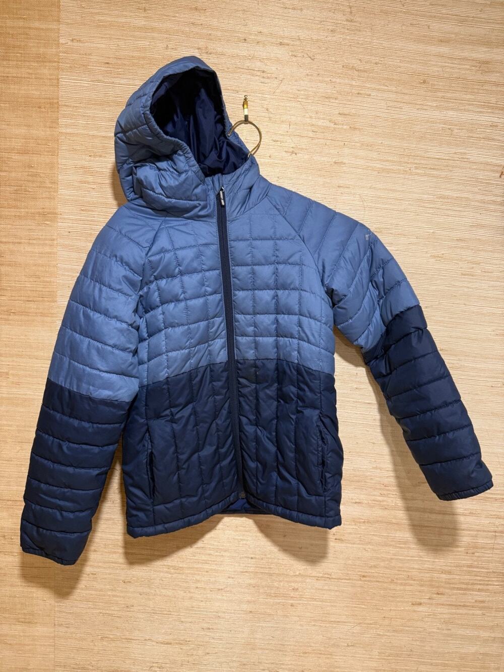 Columbia Boys MED (10/12) Humphrey Hills II Winter Puffer Jacket Navy/Blue